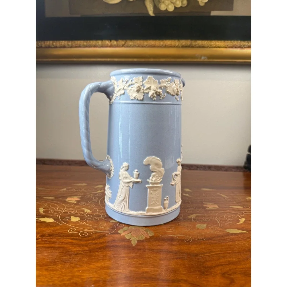 Vintage Wedgwood Queen's Ware Pitcher 7